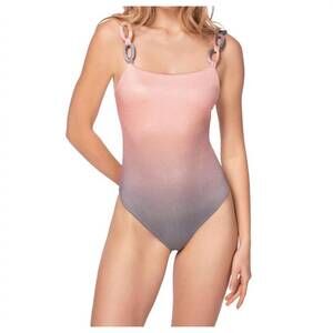 NEW OLA AZUL tessa one piece in clayrose